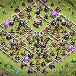 Base plan (layout), Town Hall Level 11 for trophies (defense) (#39)
