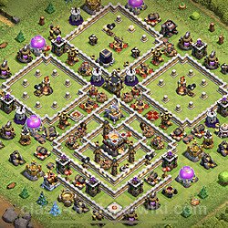 Base plan (layout), Town Hall Level 11 for trophies (defense) (#40)
