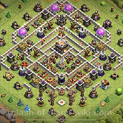 Base plan (layout), Town Hall Level 11 for trophies (defense) (#41)