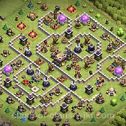 Base plan (layout), Town Hall Level 11 for trophies (defense) (#46)