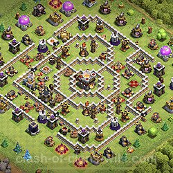 Base plan (layout), Town Hall Level 11 for trophies (defense) (#47)
