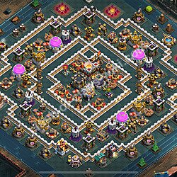TH11 Anti 2 Stars Base Plan with Link, Legend League, Copy Town Hall 11 Base Design 2026, #55