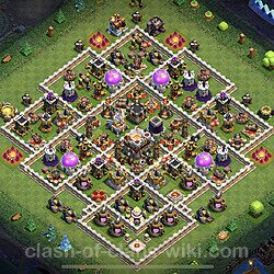 Base plan (layout), Town Hall Level 11 for trophies (defense) (#56)