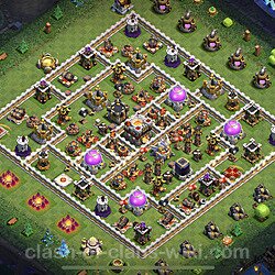 Base plan (layout), Town Hall Level 11 for trophies (defense) (#61)
