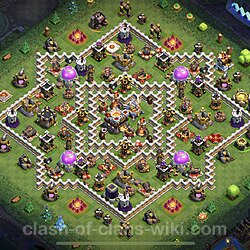 Base plan (layout), Town Hall Level 11 for trophies (defense) (#67)