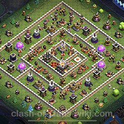 Base plan (layout), Town Hall Level 11 for trophies (defense) (#69)