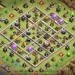Base plan (layout), Town Hall Level 11 for trophies (defense) (#765)