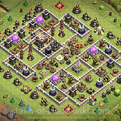 Base plan (layout), Town Hall Level 11 for trophies (defense) (#963)