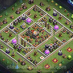 Base plan (layout), Town Hall Level 11 for trophies (defense) (#974)