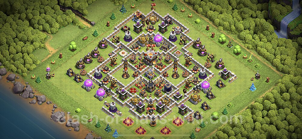 Anti GoWiWi / GoWiPe TH11 Base Plan with Link, Copy Town Hall 11 Design 2023, #1078