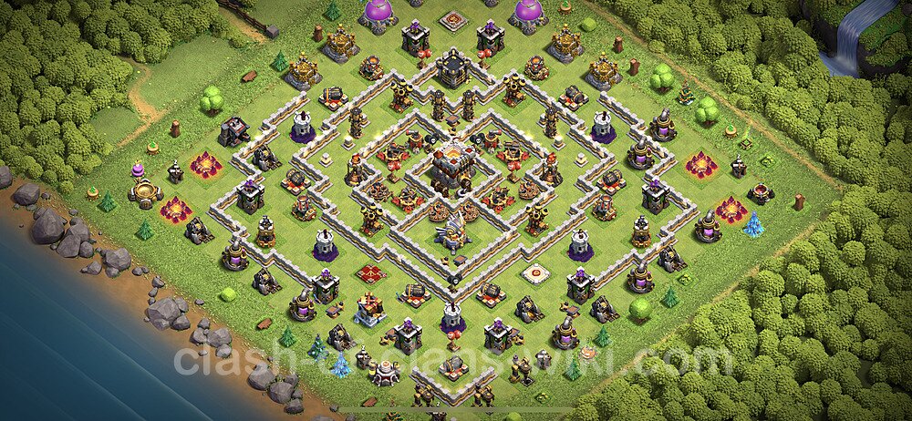 Anti GoWiWi / GoWiPe TH11 Base Plan with Link, Anti 3 Stars, Copy Town Hall 11 Design 2023, #36