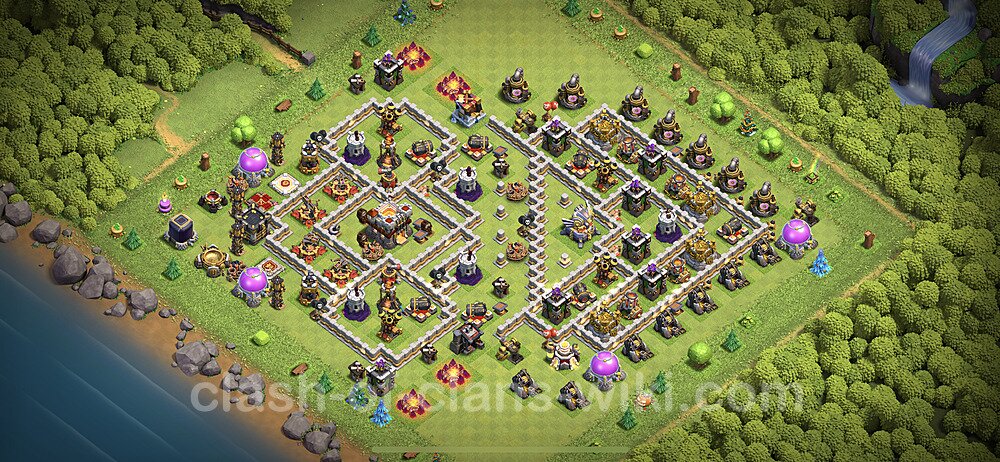 Anti Everything TH11 Base Plan with Link, Anti 3 Stars, Copy Town Hall 11 Design 2023, #43