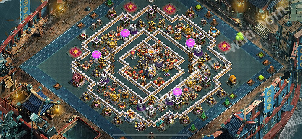 TH11 Anti 2 Stars Base Plan with Link, Legend League, Copy Town Hall 11 Base Design 2026, #55