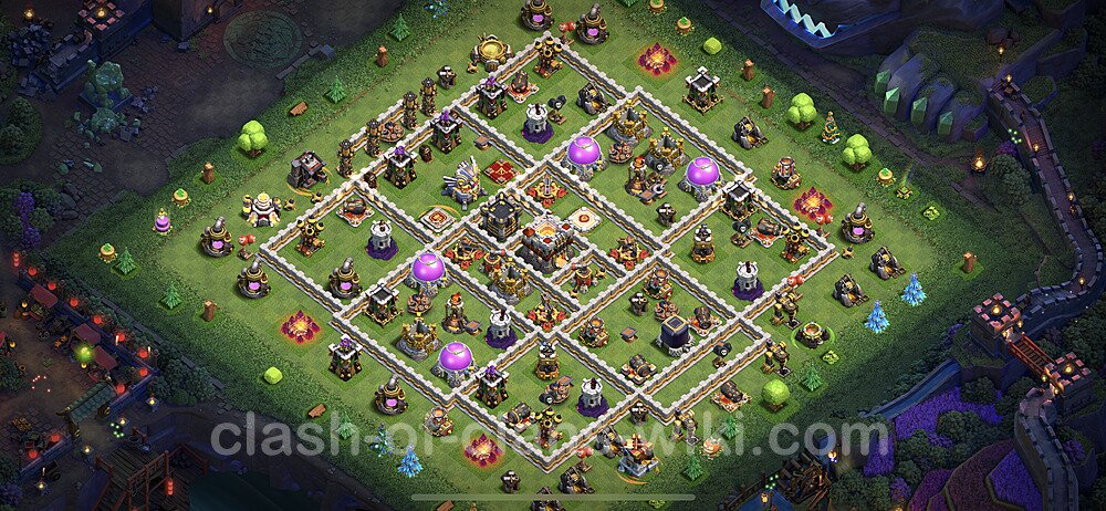 Anti Everything TH11 Base Plan with Link, Copy Town Hall 11 Design 2023, #58