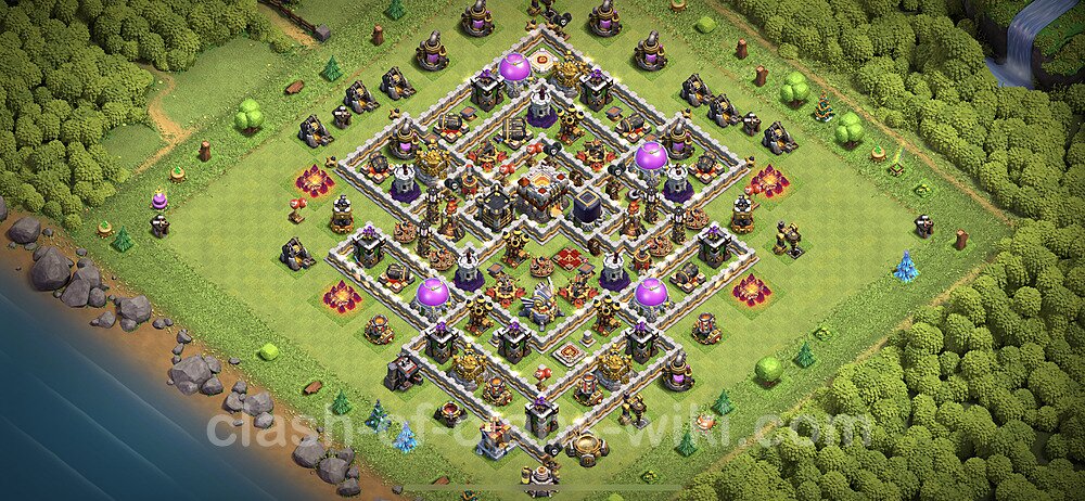 Farm Base Hôtel de Ville niveau 11 + Lien (Link) - Village HDV 11
