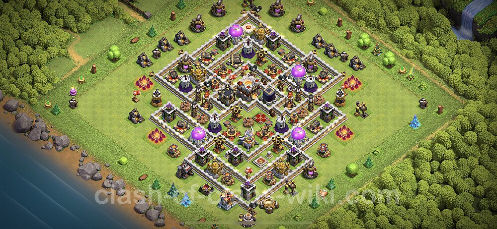 Base plan TH11 (design / layout) with Link, Anti 3 Stars, Hybrid for Farming 2023, #1