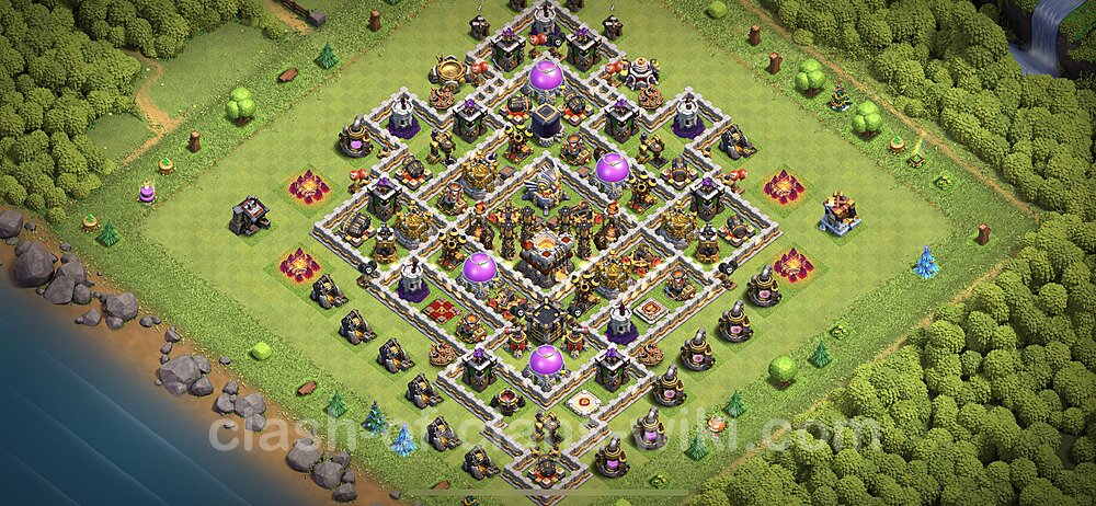 Base plan TH11 Max Levels with Link, Anti 2 Stars for Farming 2023, #1072