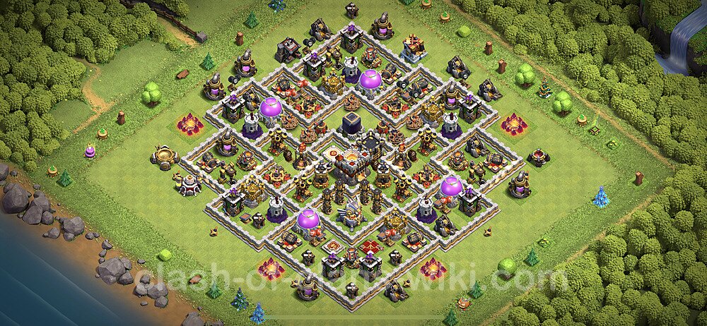 Base plan TH11 (design / layout) with Link, Anti 3 Stars, Hybrid for Farming 2023, #15
