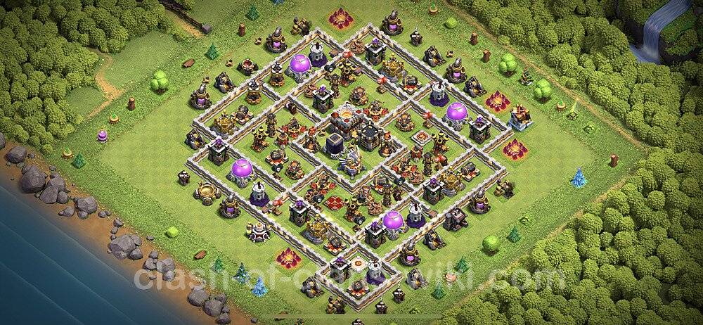 Base plan TH11 (design / layout) with Link, Anti 3 Stars, Hybrid for Farming 2023, #17