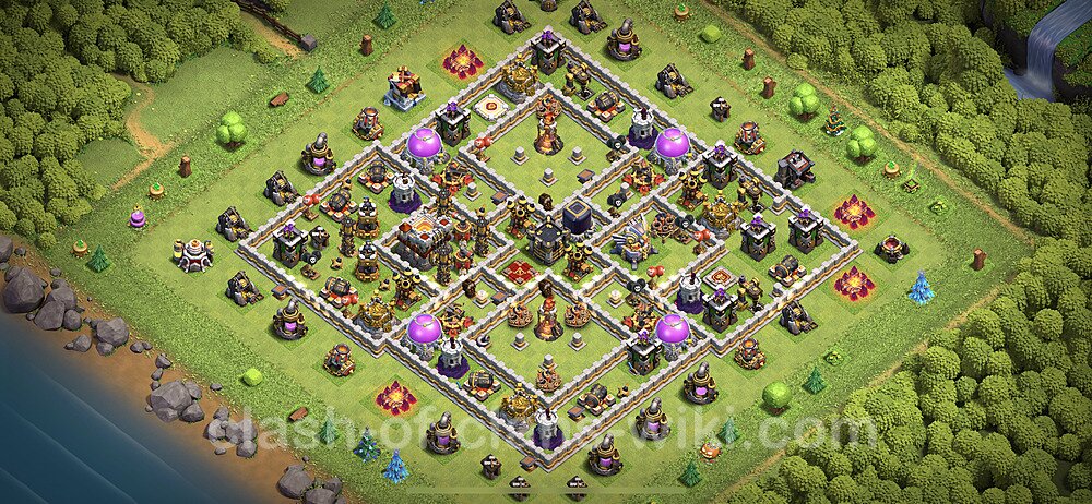 Base plan TH11 (design / layout) with Link, Anti Everything, Hybrid for Farming 2023, #18