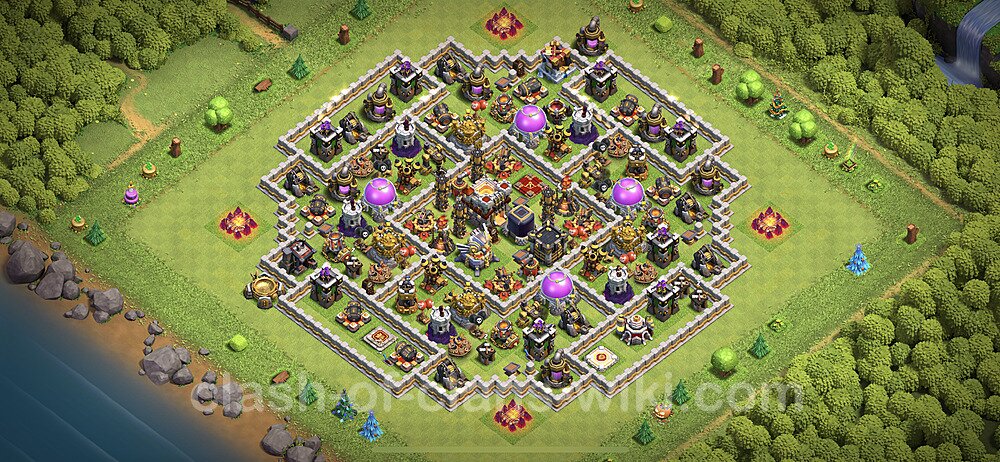 Base plan TH11 (design / layout) with Link, Anti 2 Stars, Hybrid for Farming 2023, #2