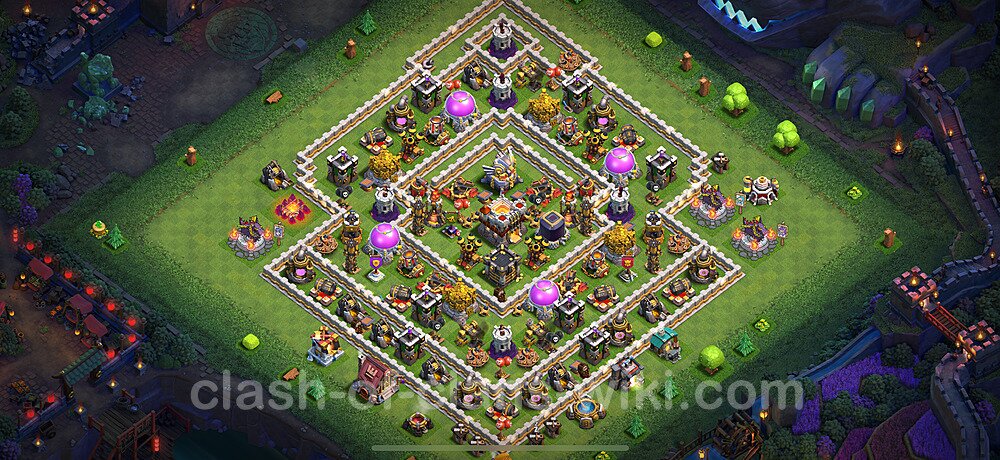Base plan TH11 Max Levels with Link, Anti 3 Stars for Farming 2025, #2815