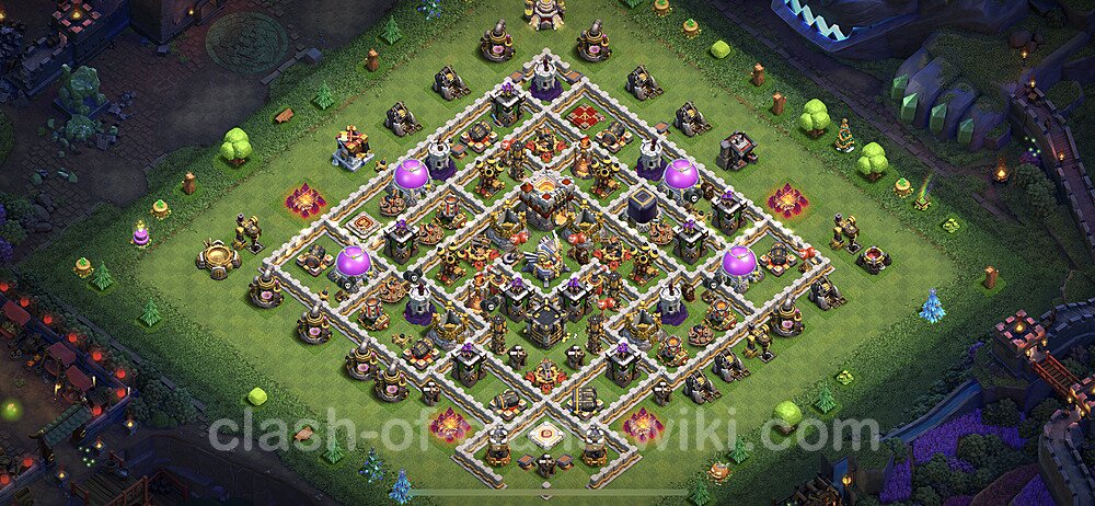 Base plan TH11 (design / layout) with Link, Anti 3 Stars, Hybrid for Farming 2023, #31
