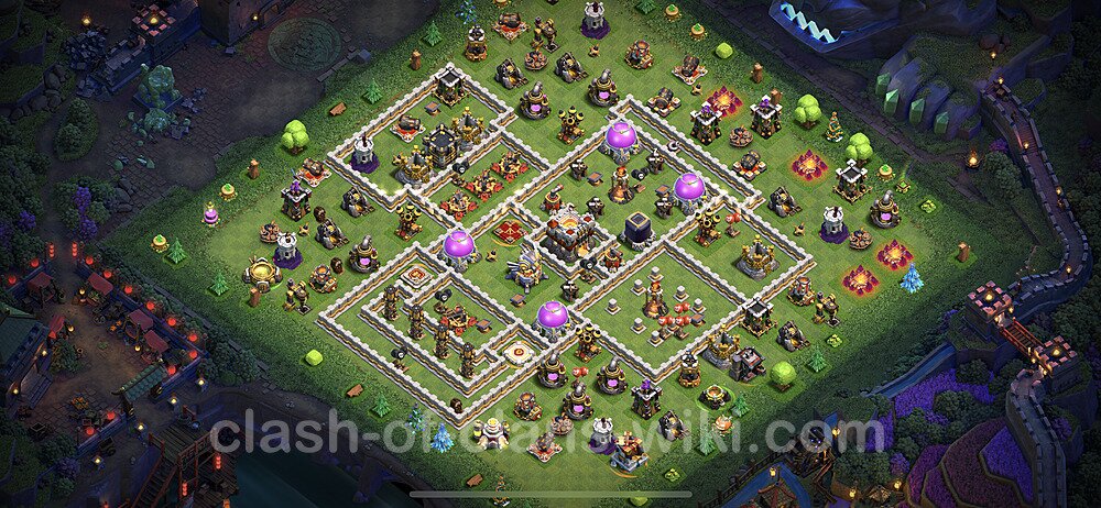 Base plan TH11 (design / layout) with Link, Hybrid for Farming 2023, #40