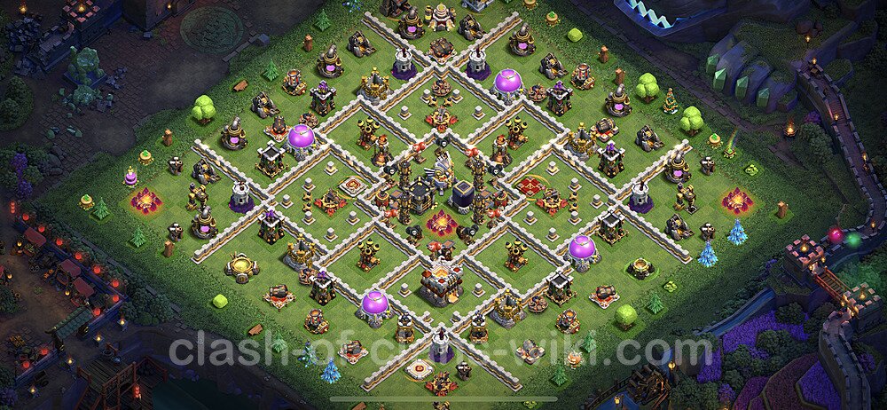Base plan TH11 Max Levels with Link for Farming 2023, #42