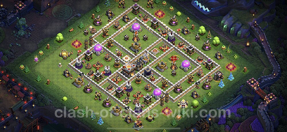 Base plan TH11 (design / layout) with Link, Anti 2 Stars for Farming 2023, #46
