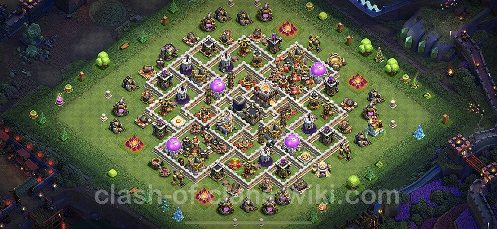 Base plan TH11 Max Levels with Link, Anti 3 Stars for Farming 2023, #973