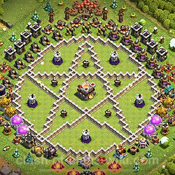 Base plan (layout), Town Hall Level 11 Troll / Funny (#1629)