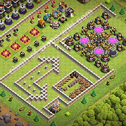 Base plan (layout), Town Hall Level 11 Troll / Funny (#3407)