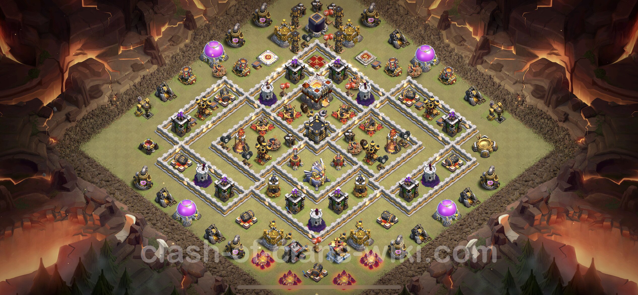 Best Anti 3 Stars War Base Th11 With Link Anti Everything 2023 Town Hall Level 11 Cwl Base 2205