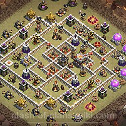 Base plan (layout), Town Hall Level 11 for clan wars (#1111)