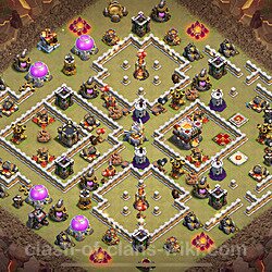 Base plan (layout), Town Hall Level 11 for clan wars (#1205)