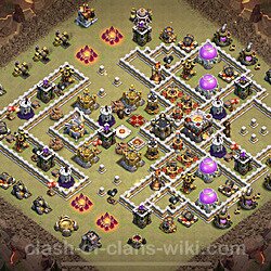 Base plan (layout), Town Hall Level 11 for clan wars (#18)