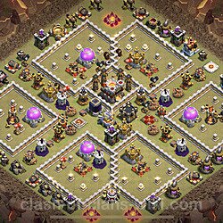 Base plan (layout), Town Hall Level 11 for clan wars (#19)