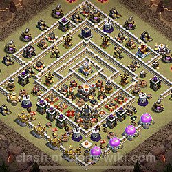 Base plan (layout), Town Hall Level 11 for clan wars (#21)