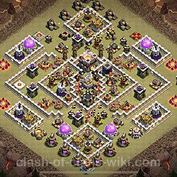 Base plan (layout), Town Hall Level 11 for clan wars (#23)
