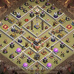 Base plan (layout), Town Hall Level 11 for clan wars (#26)