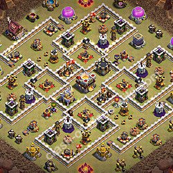 Base plan (layout), Town Hall Level 11 for clan wars (#3323)