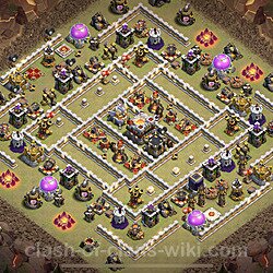 Base plan (layout), Town Hall Level 11 for clan wars (#39)