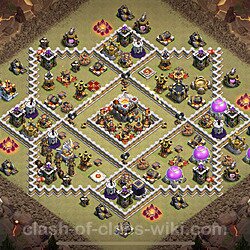 Base plan (layout), Town Hall Level 11 for clan wars (#47)