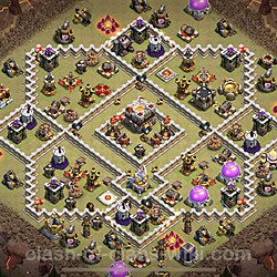 Base plan (layout), Town Hall Level 11 for clan wars (#56)
