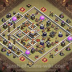 Base plan (layout), Town Hall Level 11 for clan wars (#60)