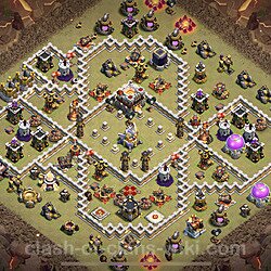 Base plan (layout), Town Hall Level 11 for clan wars (#72)