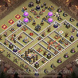 Base plan (layout), Town Hall Level 11 for clan wars (#73)