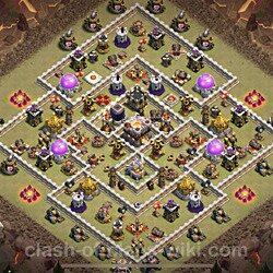 Base plan (layout), Town Hall Level 11 for clan wars (#750)