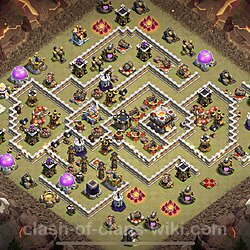Base plan (layout), Town Hall Level 11 for clan wars (#79)